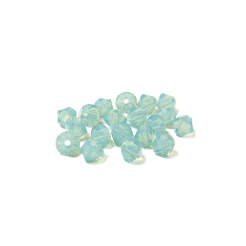 Swarovski Crystal, Bicone, 4mm - Pacific Opal; 20 pcs