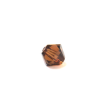 Swarovski Crystal, Bicone, 4mm - Smoked Topaz; 20 pcs