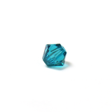 Swarovski Crystal, Bicone, 4mm - Blue Zircon; 20 pcs