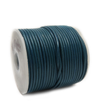 Genuine Leather, 1.5mm, Teal- 1 yard