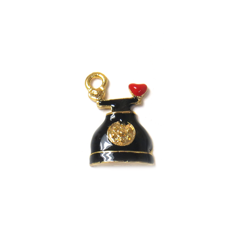 Telephone Cham, 17x10mm, Gold- 1 piece