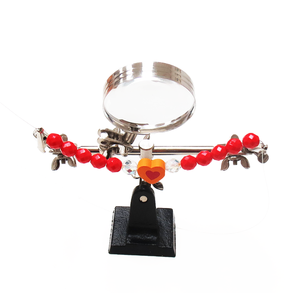 Third Hand with Magnifier & Clips