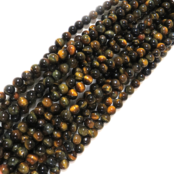 Blue Tiger Eye , 6mm - 1 strand