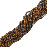 Round 4mm Brown Tiger Eye