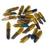 Titanium Quartz Bullet, Litmus,Gold, 48x10mm; 1 piece