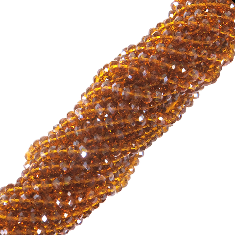 Rondelles - Topaz ;1 Strand