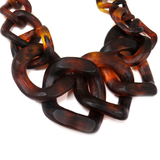 Elegant Necklace, Brown, 24 inches - 1 piece