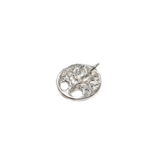 Tree Of Life Charm, Sterling Silver, 15mm - 1 piece
