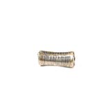 Tube Spacer, Sterling Silver, 12x5mm; 1 piece