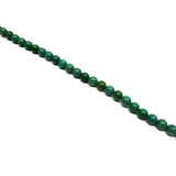7mm Green Turquoise Round Beads; 1 strand