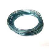 Aluminum Wire, Turquoise, 2mm, 4 yard roll; 1 roll