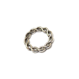 Twisted Link, Silver, 20mm - 15 pieces