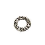Twisted Link, Antique Silver, 22mm - 20 pieces