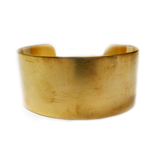 Bracelet Cuff Raw; Brass- Flat , 1''