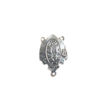 Virgin Mary Connector, Sterling Silver, 21x14mm; 1 piece