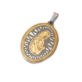 Virgin Mary Pendant, Stainless Steel, 32x20mm - 1 piece