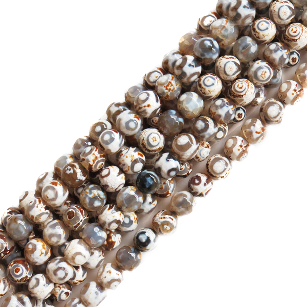 Wanda Faceted Agate, 10mm - 1 Strand