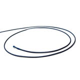 Cotton Waxed Cord Navy Blue- 1mm; per yard
