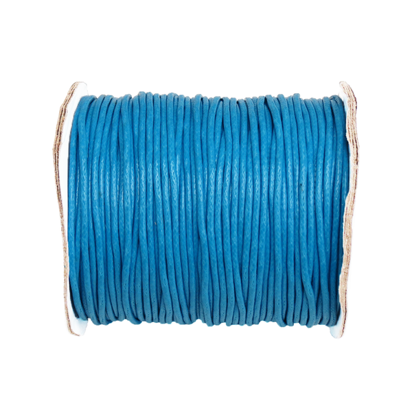 Waxed Cord Blue- 2.5mm; per yard