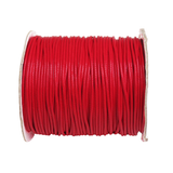 Waxed Cord Red-2.5mm; per yard