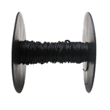 Waxed Cord Black, 1mm; 1yard