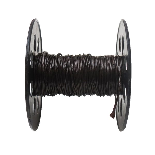 Waxed Cord Brown, 1mm; 1yard