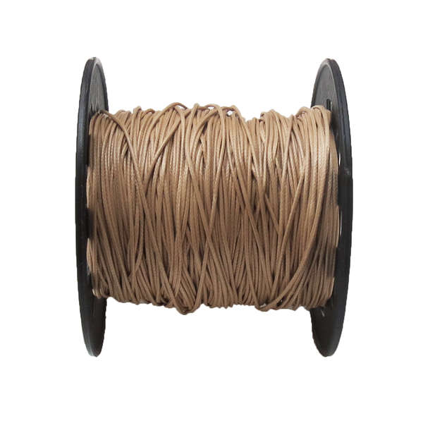 Waxed Cord Beige, 1mm; 1yard
