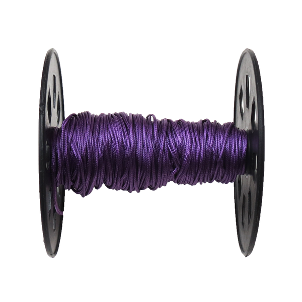 Waxed Cord Purple-1mm; per yard
