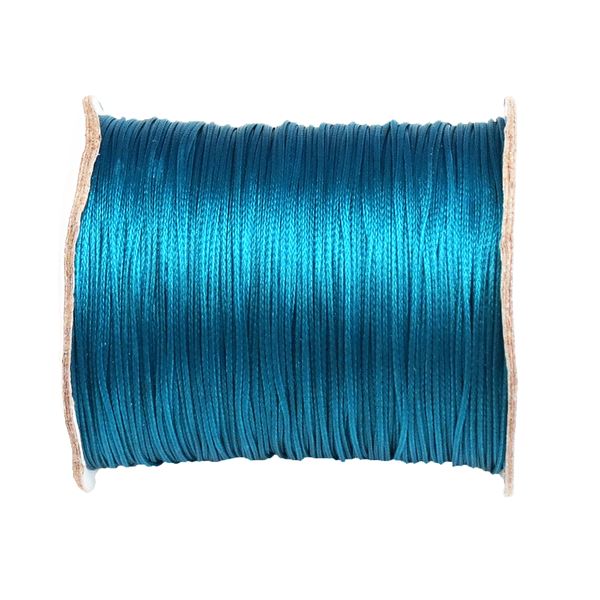 Waxed Cord Turquoise- .5mm; per yard