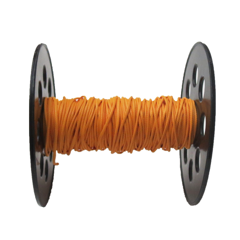 Waxed Cord Yellow, 1mm; 1yard