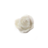 White Flower Bead, 13mm - 1 piece