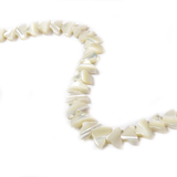 White Whale Tail Mother of Pearl, 6x10mm - 1 piece