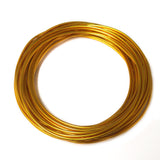 Aluminum Wire, Yellow, 2mm, 4 yards roll; 1 roll